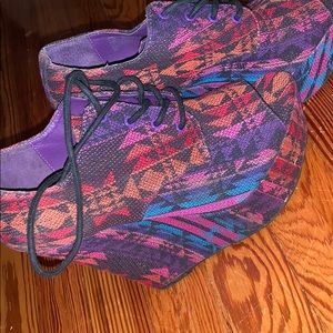 Very funky but fun Steve Madden peep toe